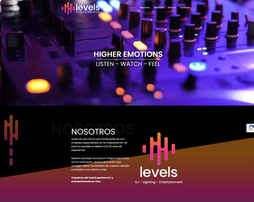 Website - Levels DJ